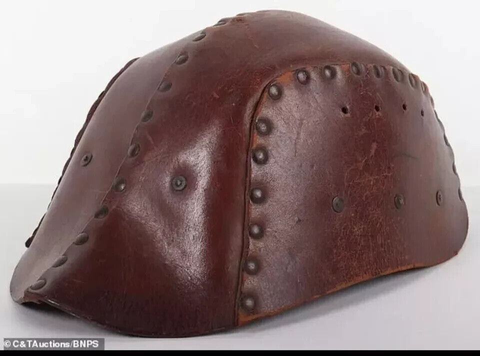 WW1 British Tank Crew Protective Helmet
