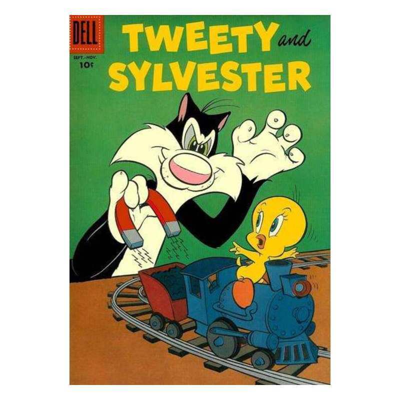 Tweety and Sylvester (1952 series) #14 in VG minus condition. Dell comics [s