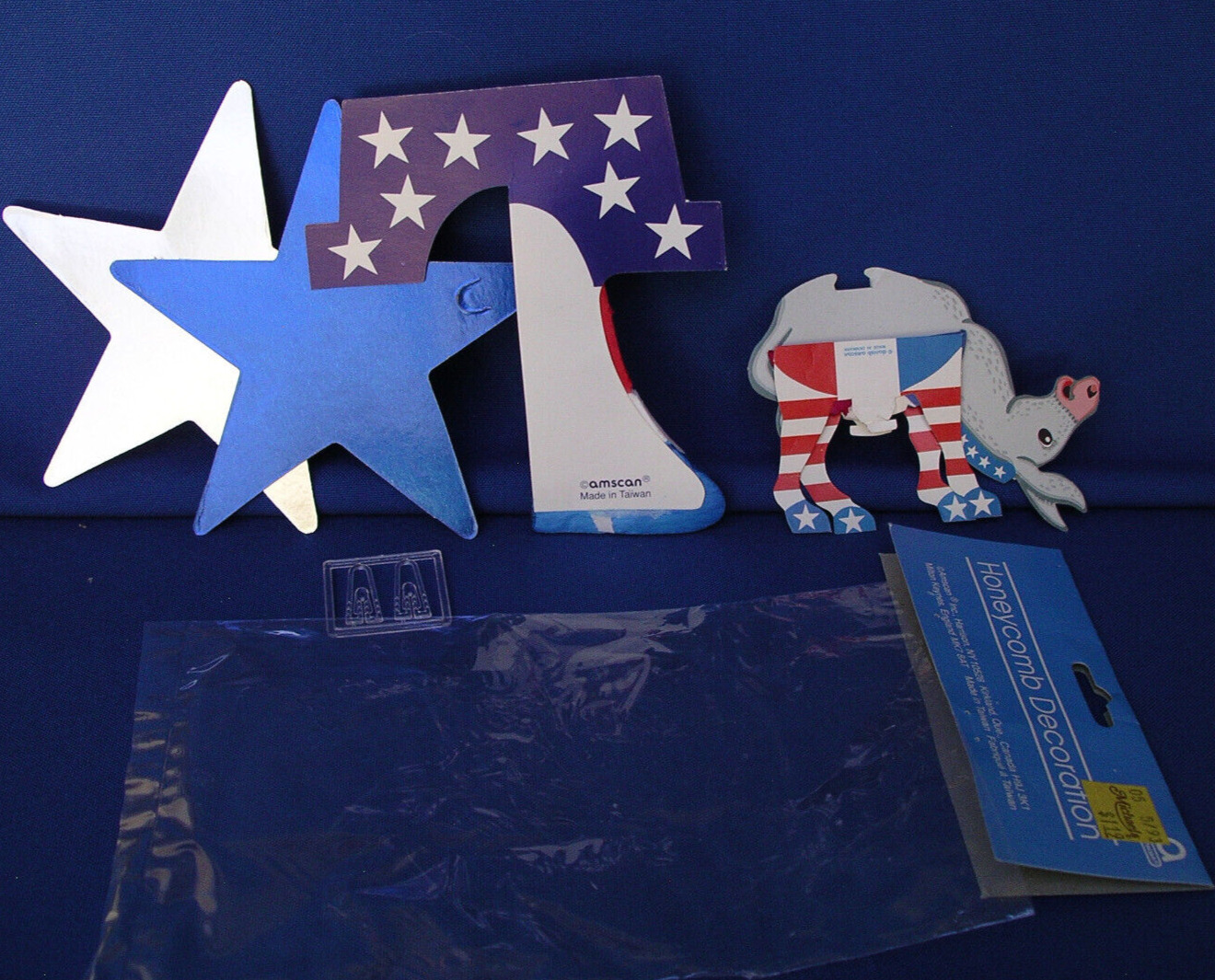 VTG BEISTLE honeycomb DONKEY Democrat Political Party convention AUGUST lot