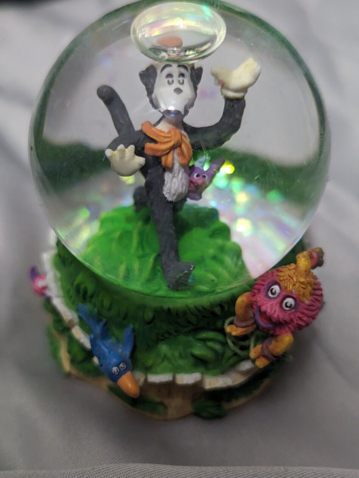Westland The Cat In the Hat with Whozits And Gink Mini Snow Globe Ultra RARE