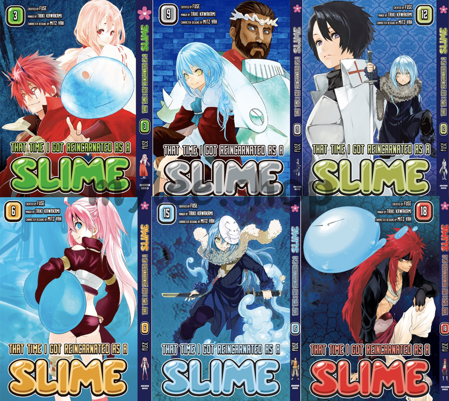 That Time I Got Reincarnated As A Slime Manga (Vol.1-23)ENGLISH VERSION