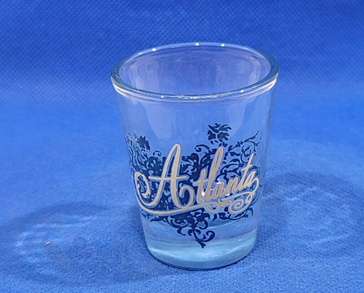 Vintage Shot Glass Atlanta Souvenir Bar Collectable