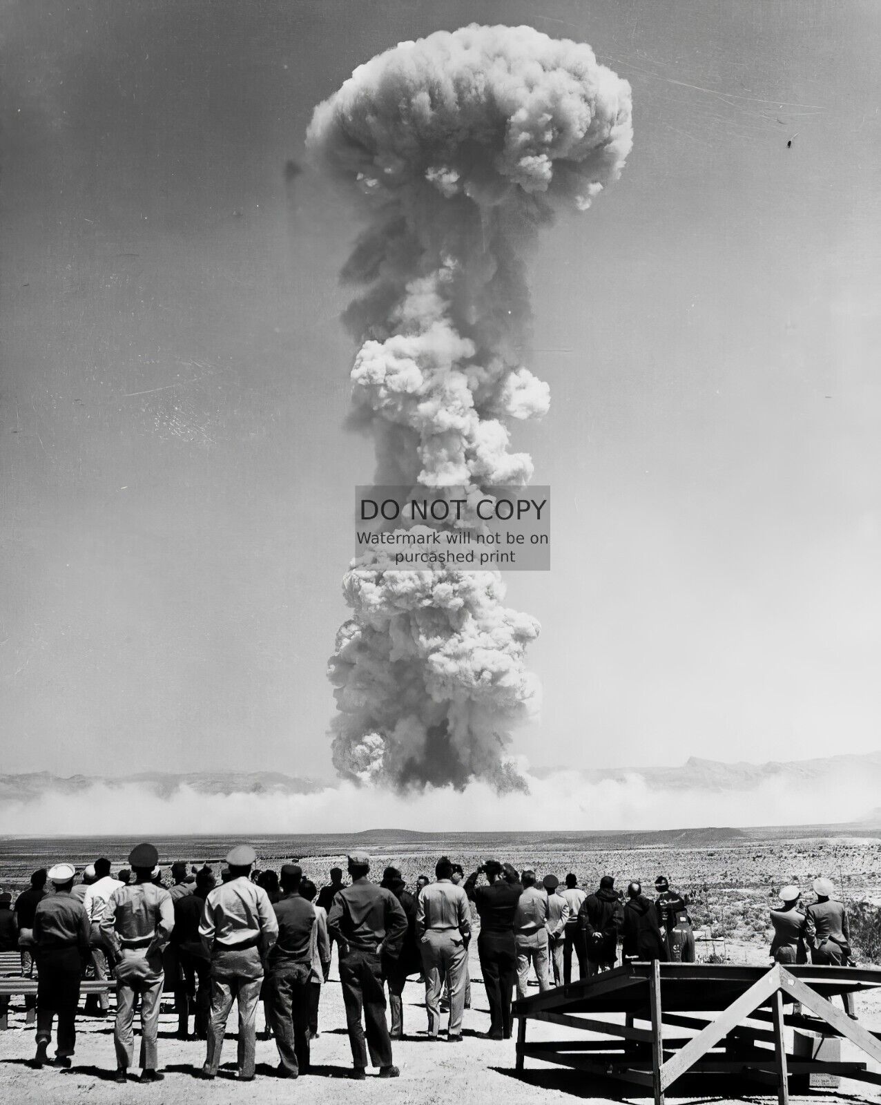 OPERATION TEAPOT ATOMIC BOMB NUCLEAR TEST NEVADA WW2 WWII 11X14 PHOTO