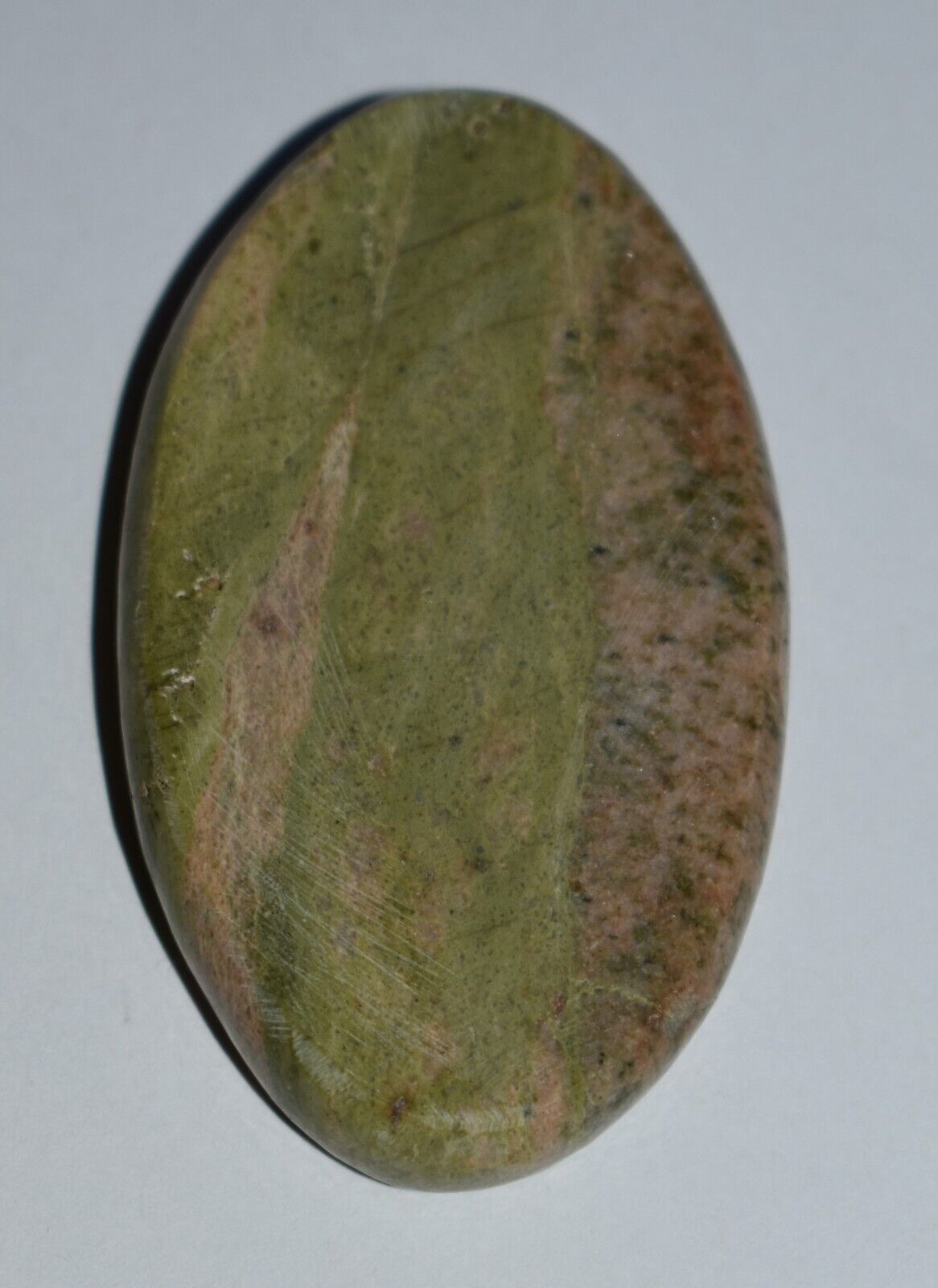Olivine Forsterite Palm Stone Natural Hand Polished North Carolina USA Rare