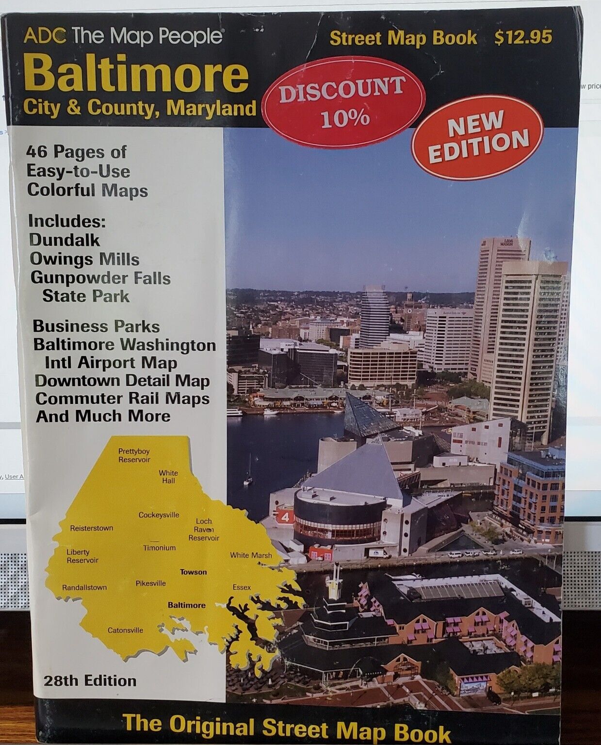 ADC Street Map Book Baltimore City & County, Maryland 28th ed. 2007
