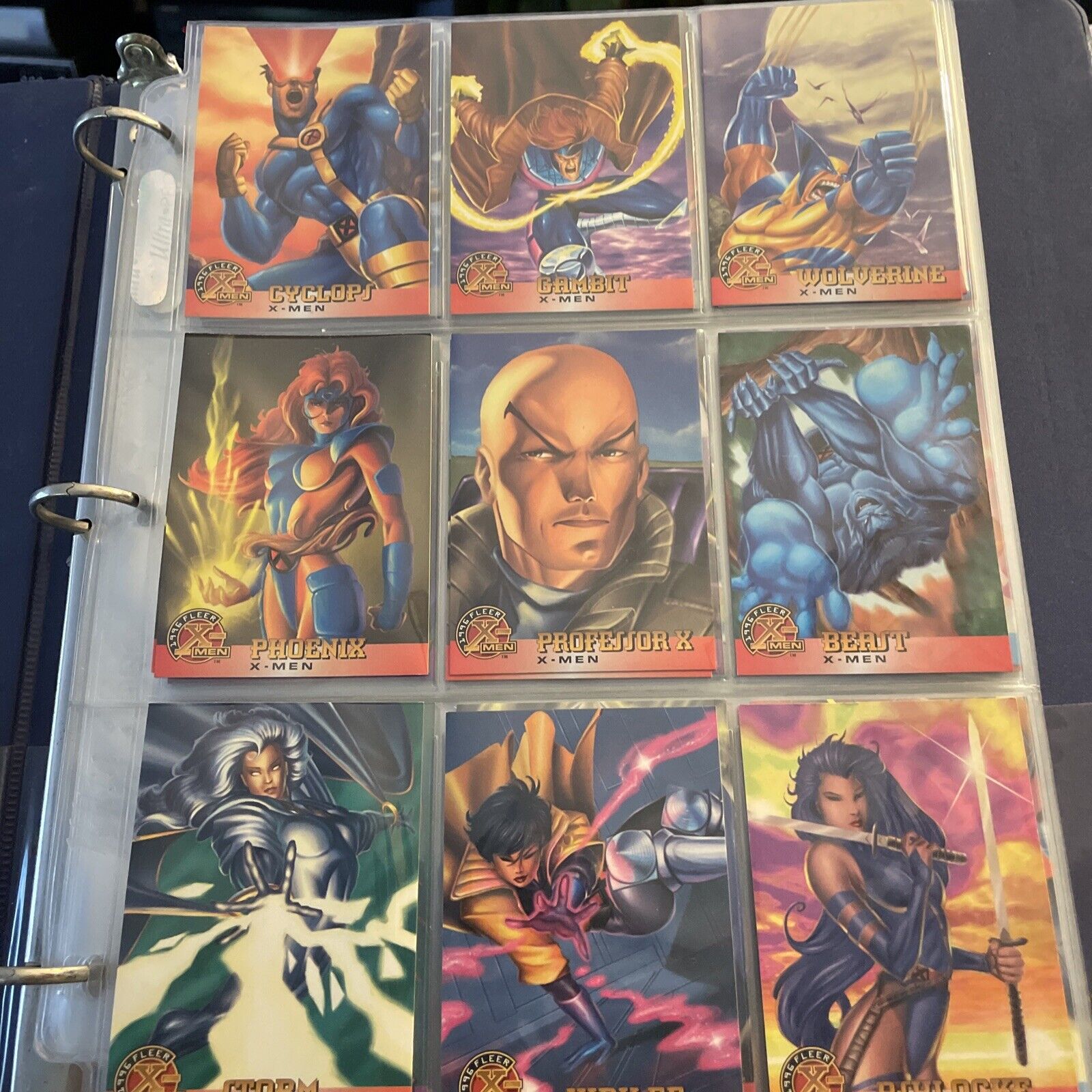 1996 Fleer Marvel X-Men Trading Cards InComplete Set  83 Cards (401208)