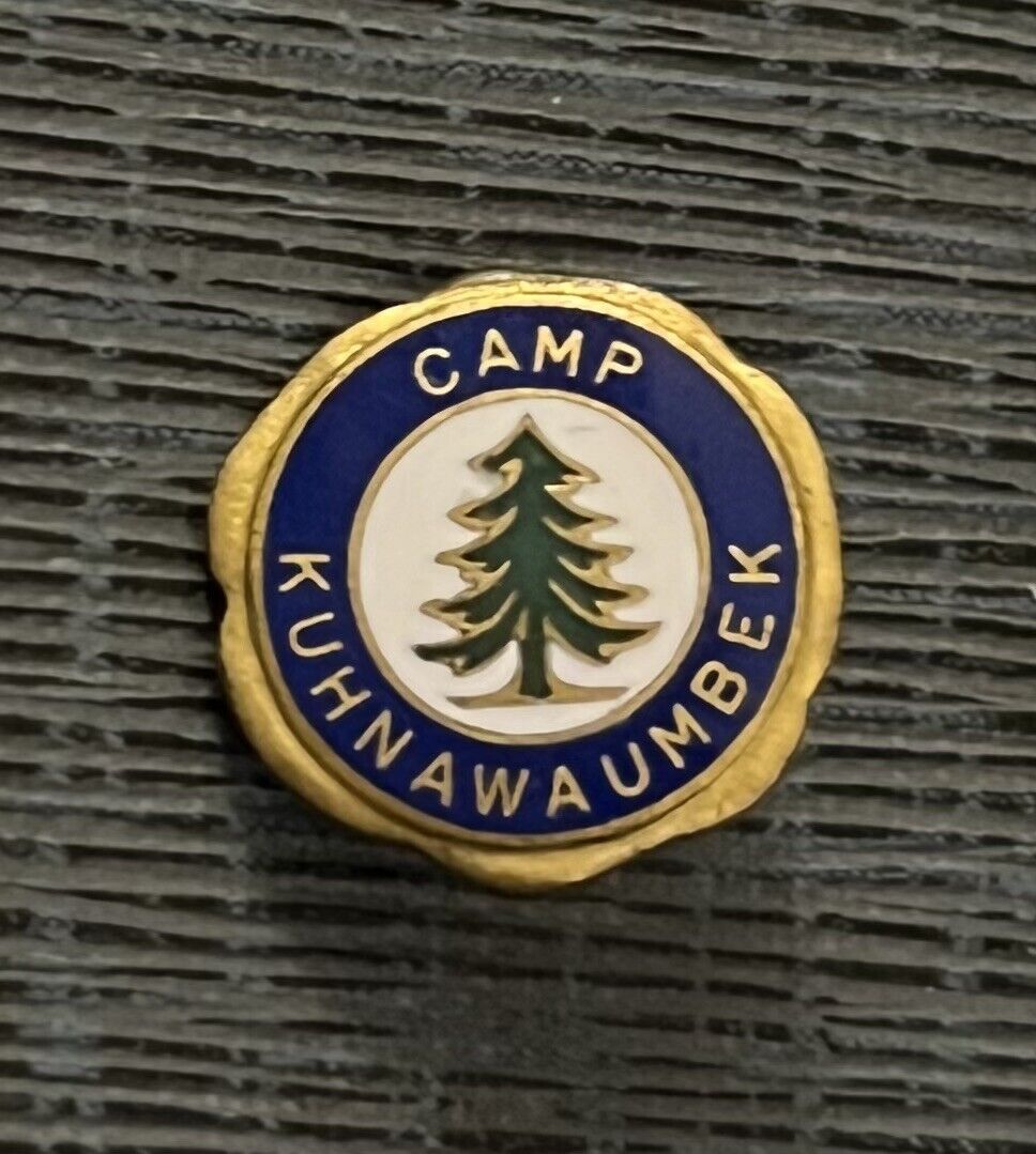Girls Camp Kuhnawaumbek Sebago Lake Maine 1920s -1950s Vintage Enamel Lapel Pin