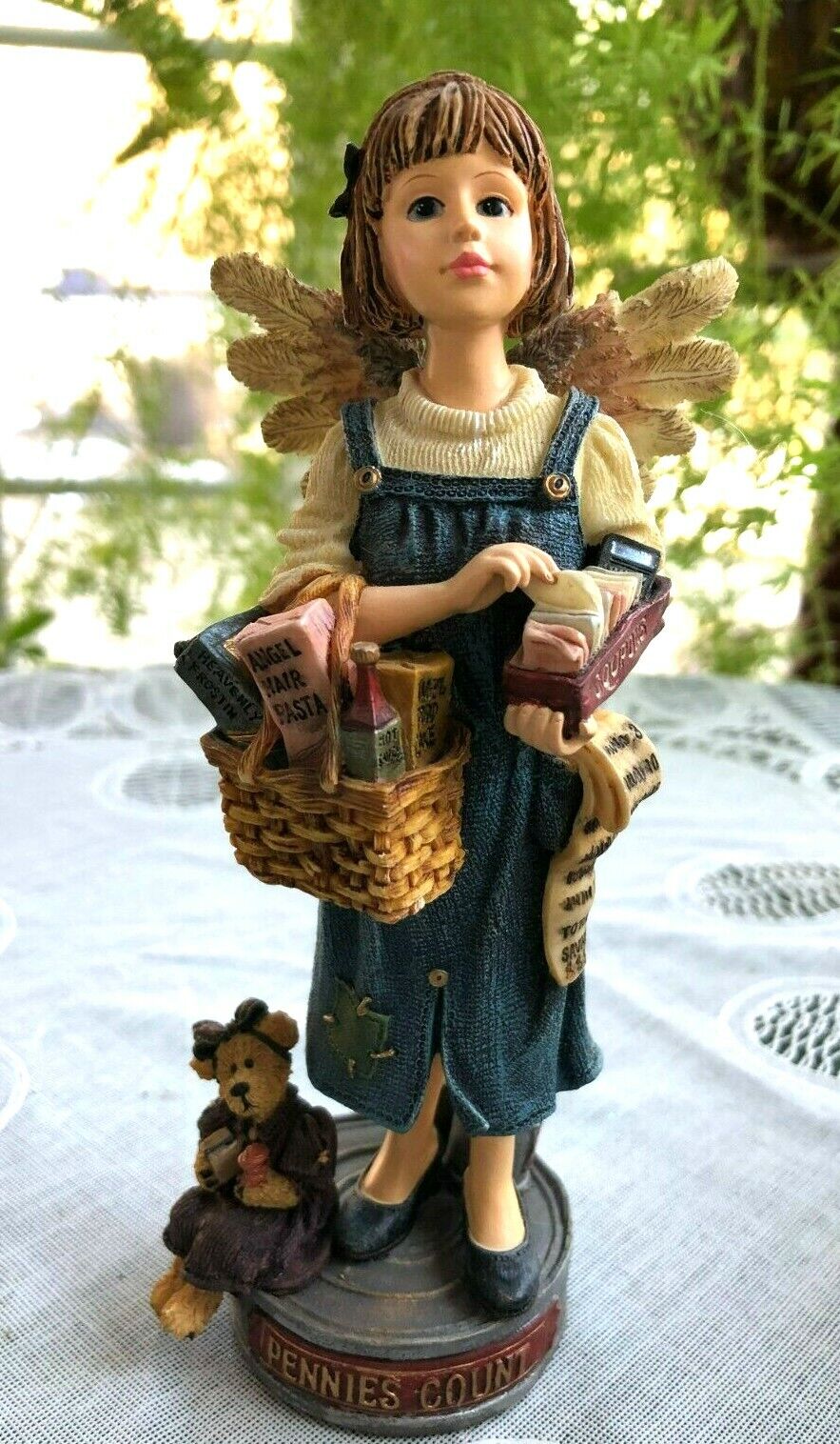 BOYDS FOLKSTONE COLLECTION -ANGEL-CALLIOPE CLIPSALOT...GUARDIAN ANGEL OF PENNIES
