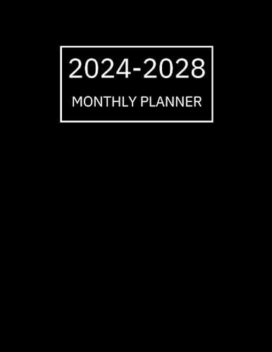 2024-2028 Monthly Planner: 5 Years Calendar from January 2024 To December 2028