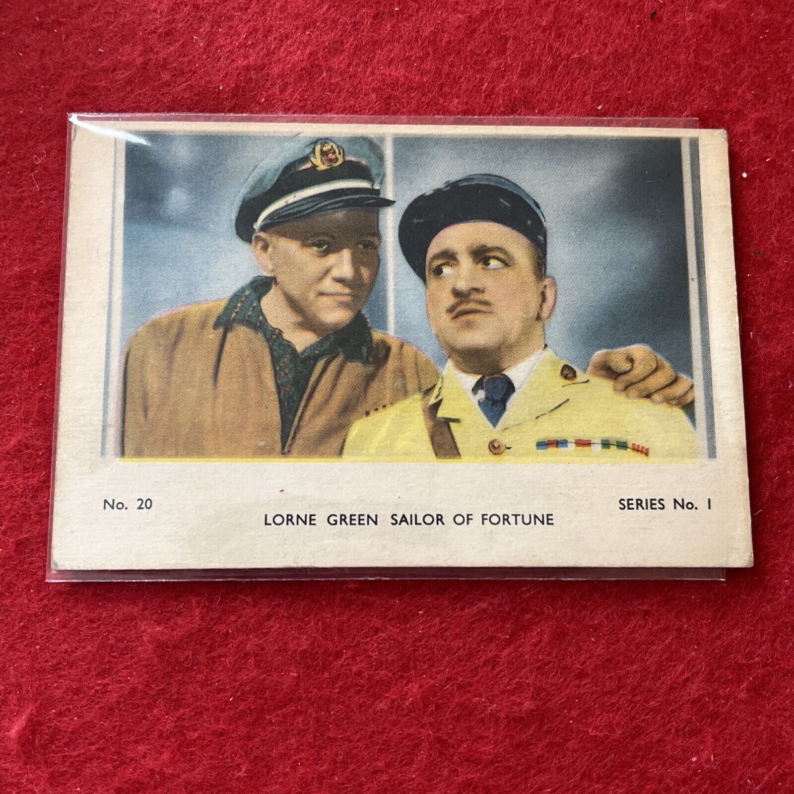 RARE FIND  1958 Snap Card Products LORNE GREEN Card #20 Card G-VG