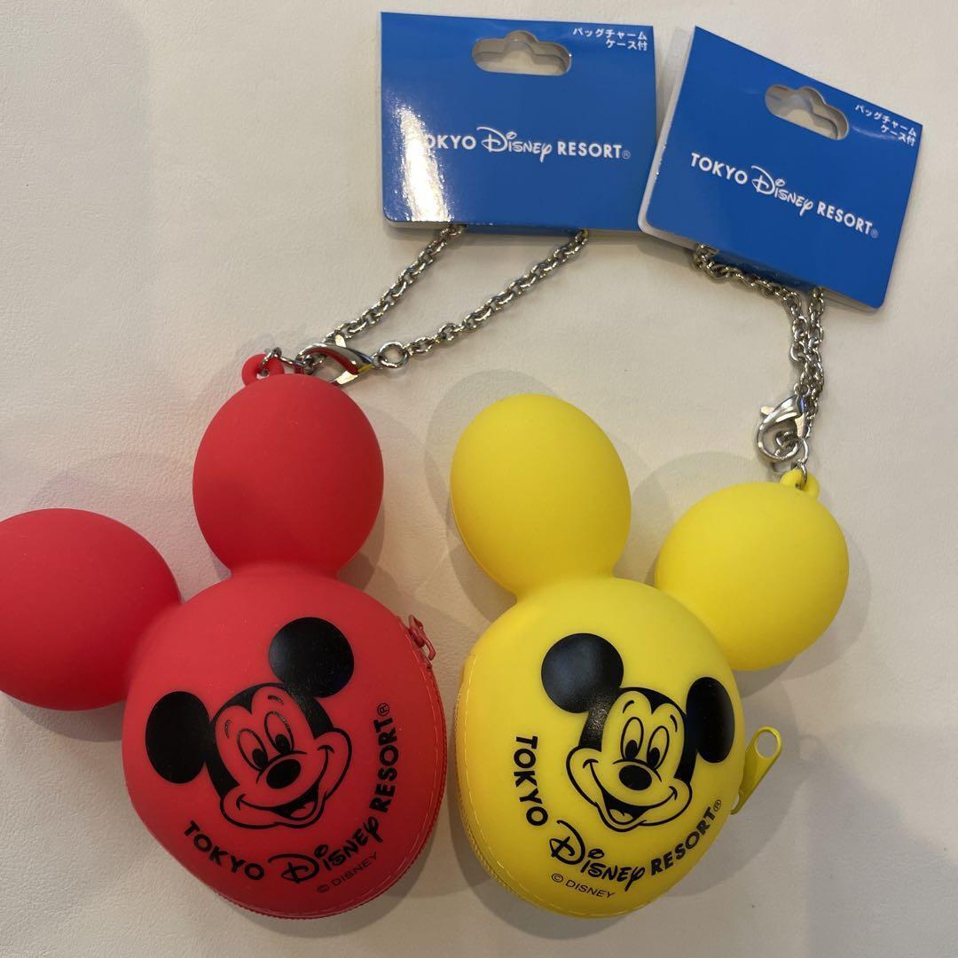 Set Of 2 With Mickey Bag Charm Case
