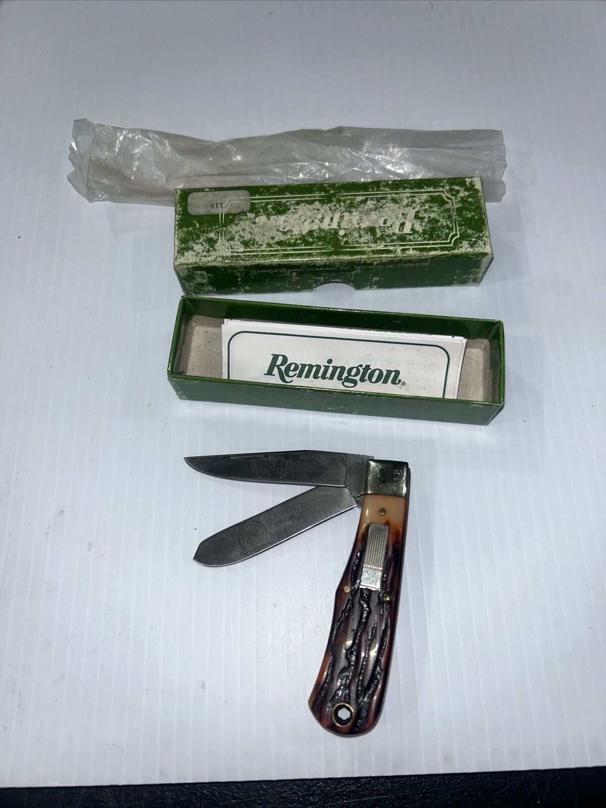 Remington 1999 Grand American Championships 100th Ann. Shotgun  Knife 118 Of 500