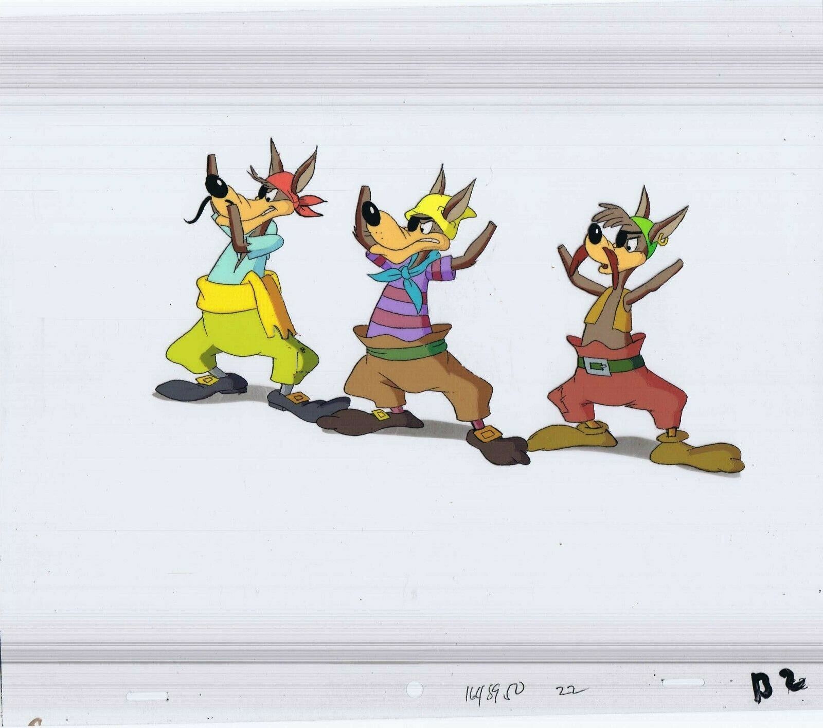 Wolves Original Art Animation Painted Production Cel and Penciled Art 1648950 22