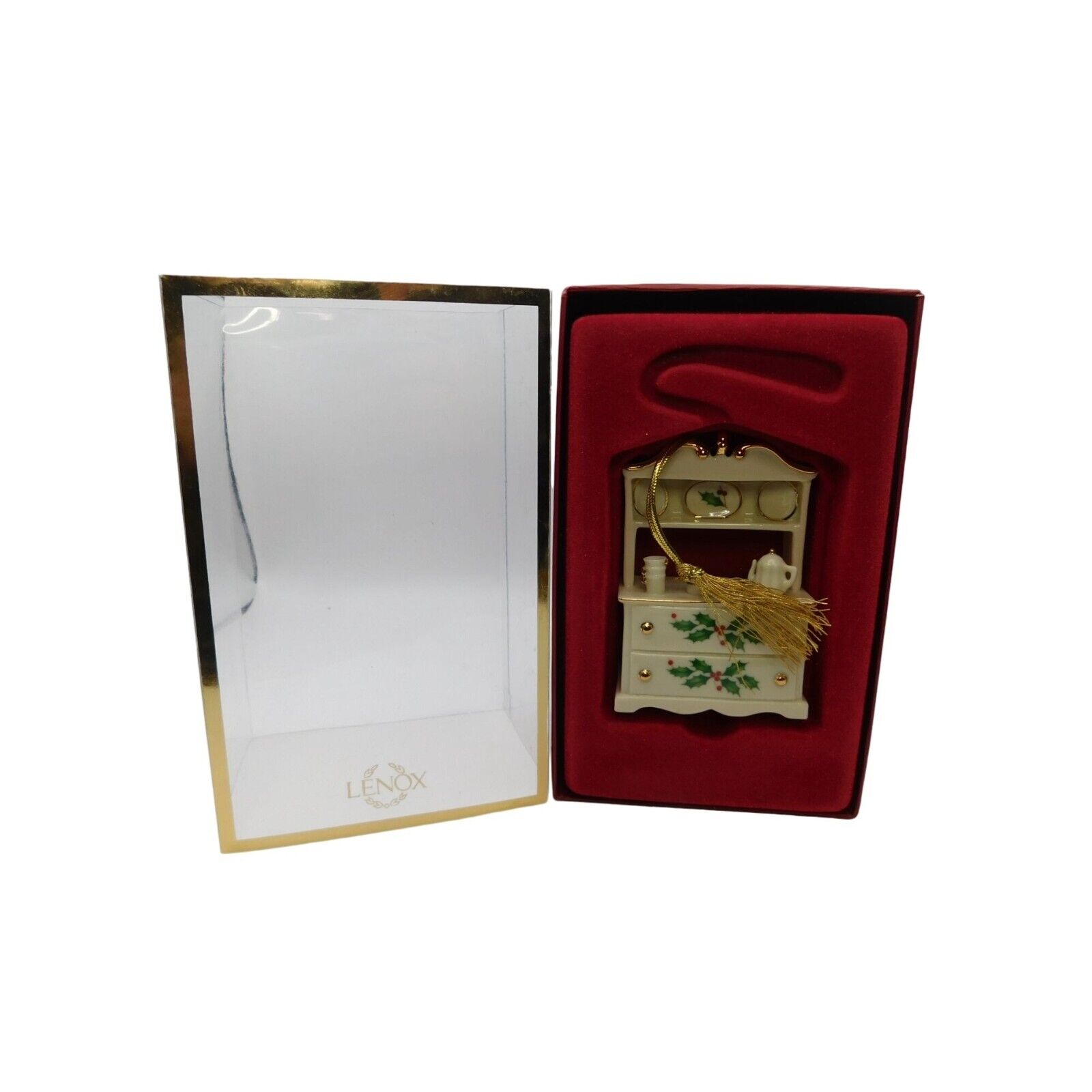 Lenox Holiday Home Hutch Christmas Ornament W/Original Box 6119085