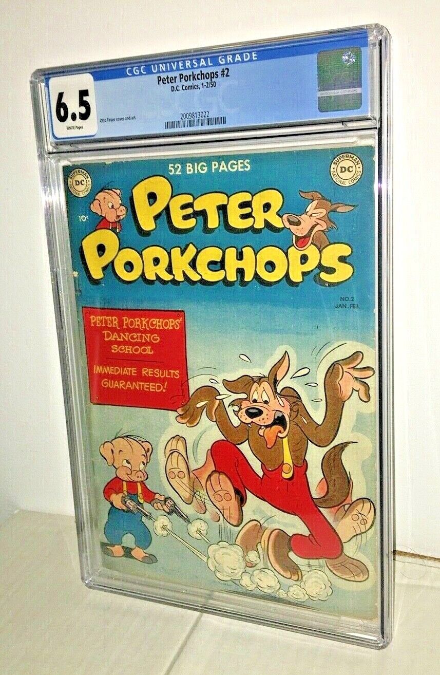 Peter Porkchops #2, CGC 6.5, White Pages