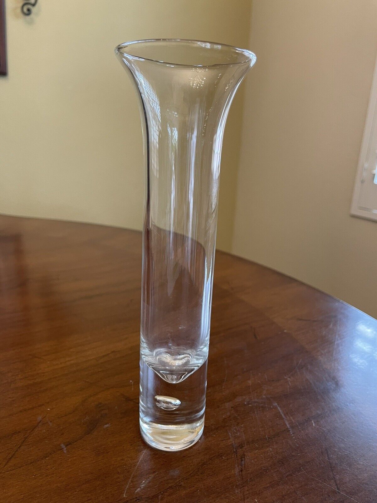 Vtg Kosta Boda Bubble Flared Vase 8” Perfect