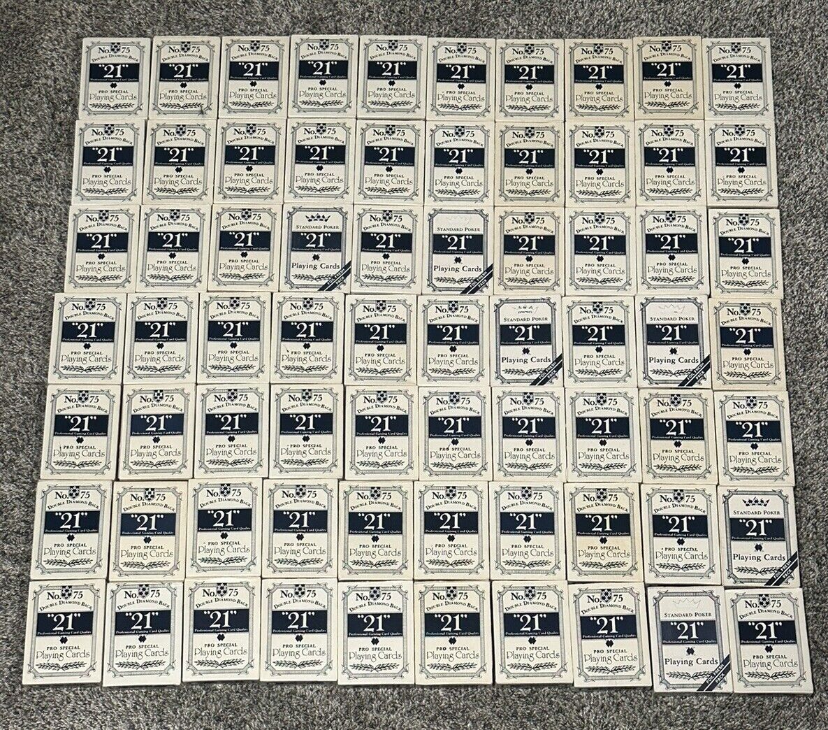 *Lot of 70 Vintage ‘21’ Arrco Poker Playing Cards - Great Condition*