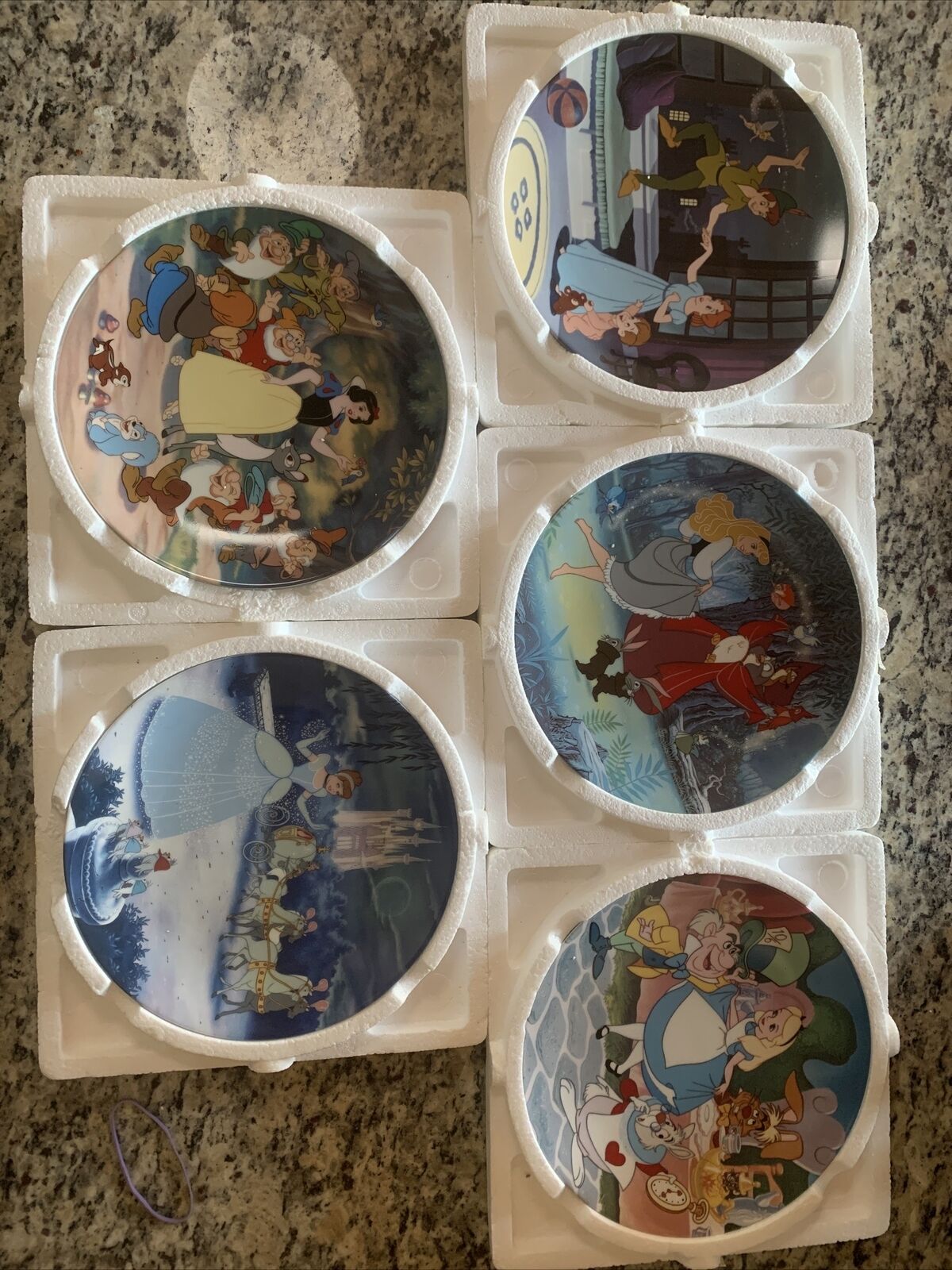 Disney Treasured Moments Collector Plates - Brand New - Plates #1-#5