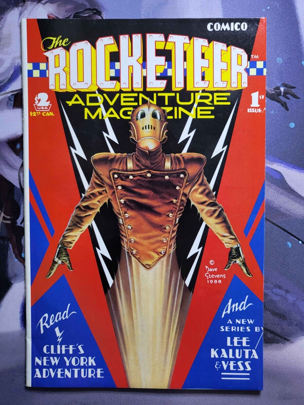 The Rocketeer Adventure Magazine #1 (1988),  Comico NM 