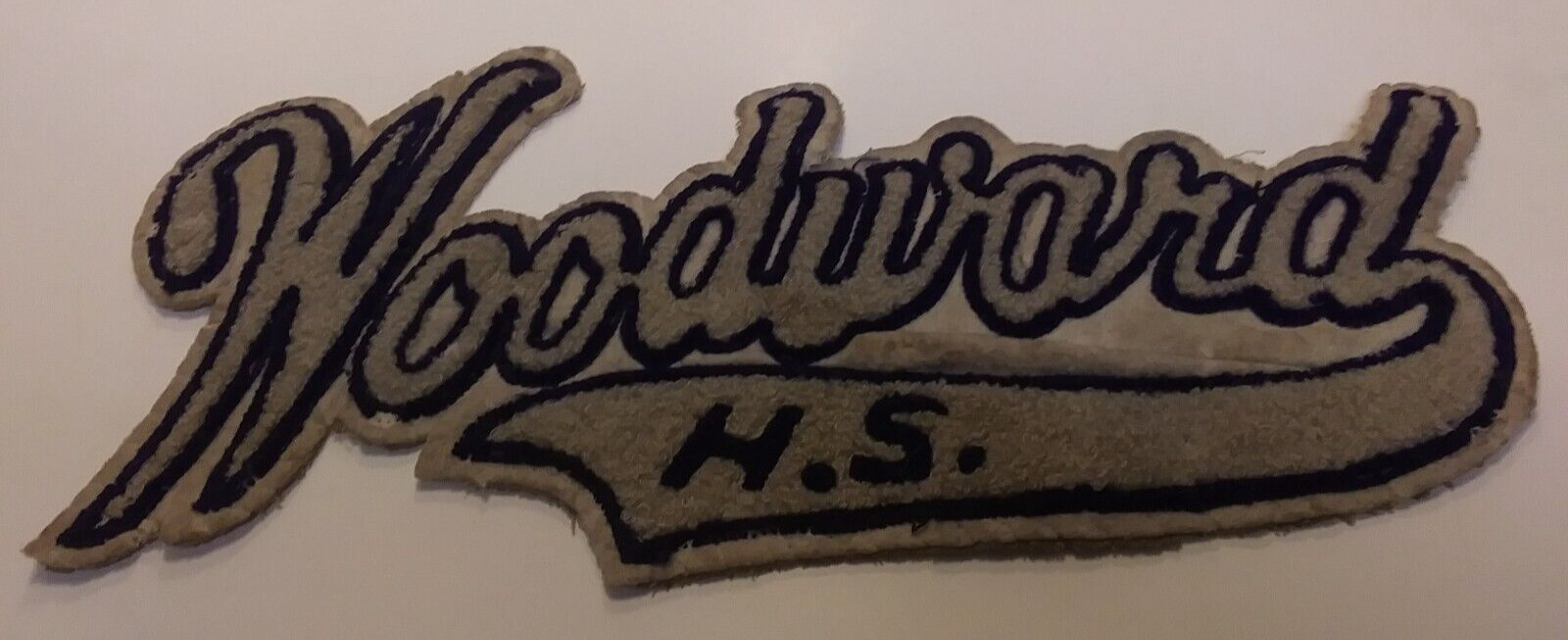 Vintage Woodward High School Oversized 12 Inches Long Patch