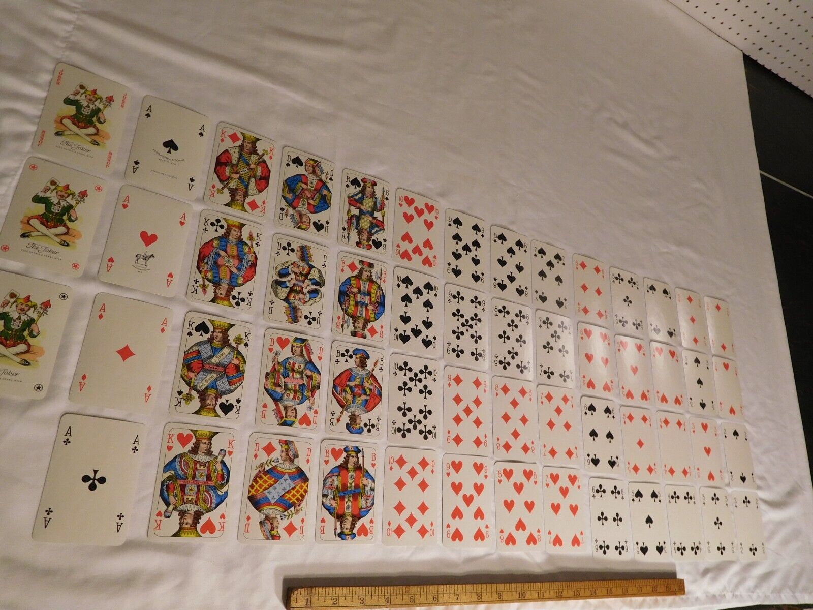 VintRED 1930\'s Ferd, Piatnik, Sohne, Wien XIV Full German Suited Card Deck #9576