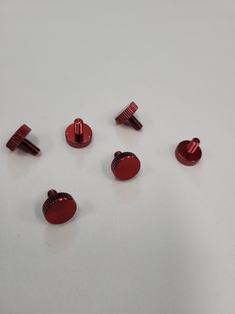 Lightsaber Red Thumb Screw X2 Kit Replacement Light saber Thumb Screw Set