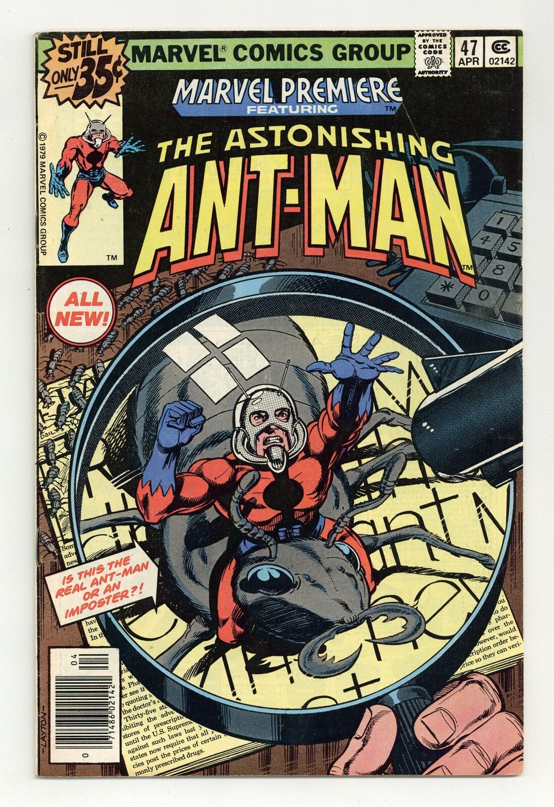 Marvel Premiere #47 VG- 3.5 1979 1st Scott Lang as Ant Man