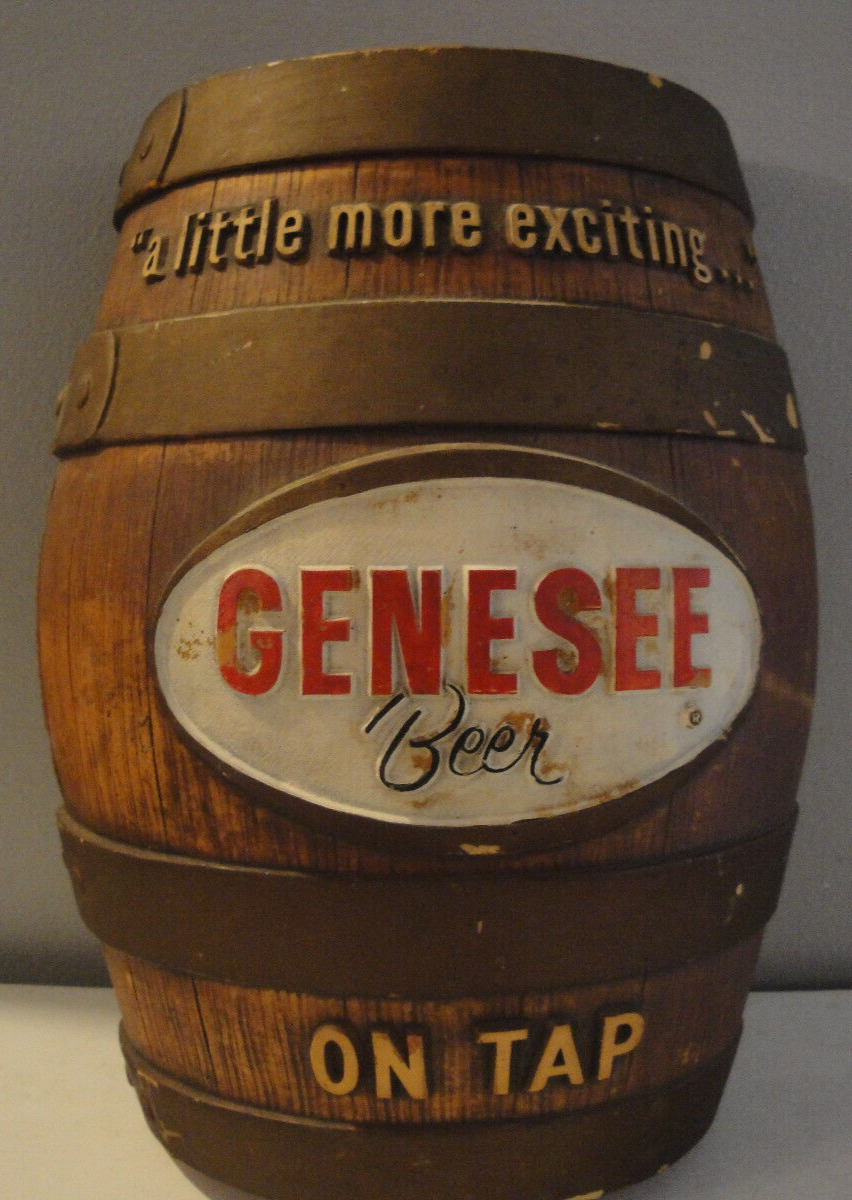 Vintage Genesee Beer Barrel \