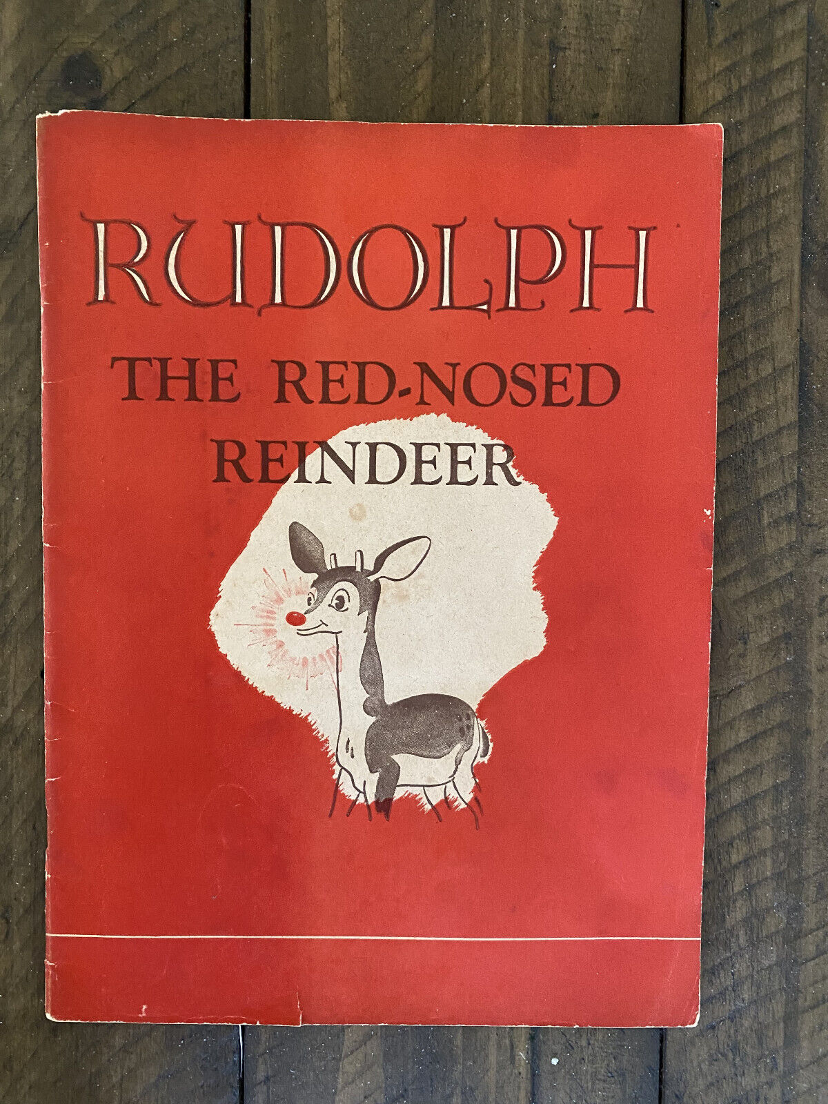 Montgomery Ward 1939 Giveaway Book RLM Rudolph Reindeer Really Very Good