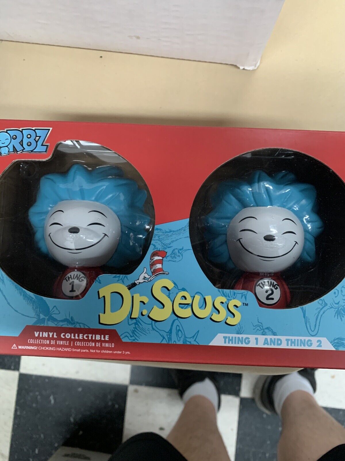 Funko Dorbs Dr. Seuss Thing 1 And Thing 2 Exclusive Vinyl Collectibles 