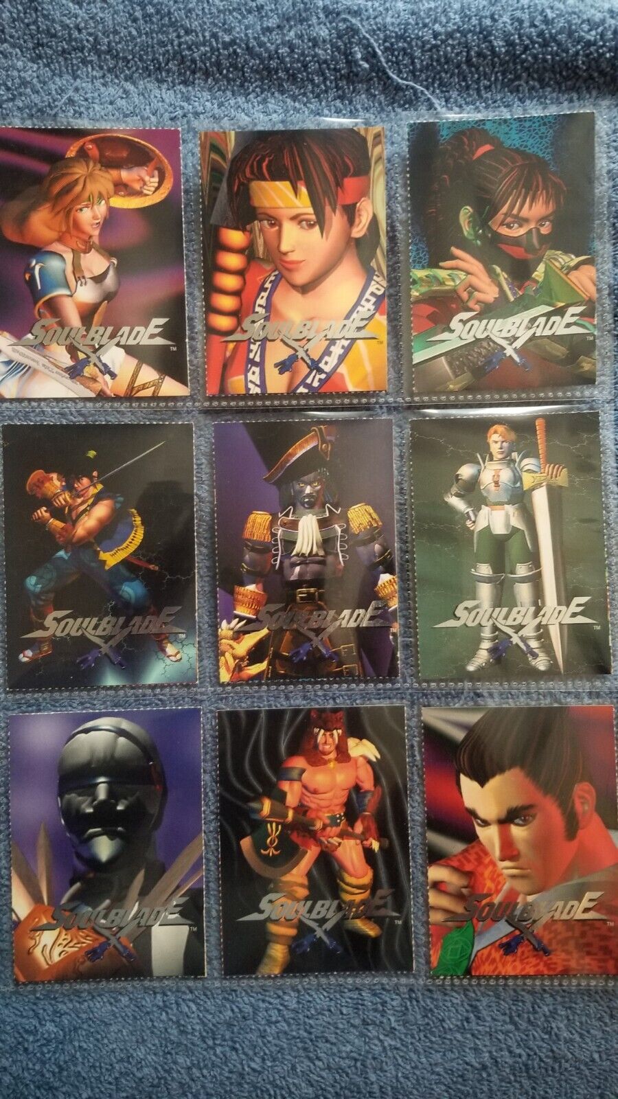 Soulblade Promo Cards Lot 1995/1996 Namco Playstation 