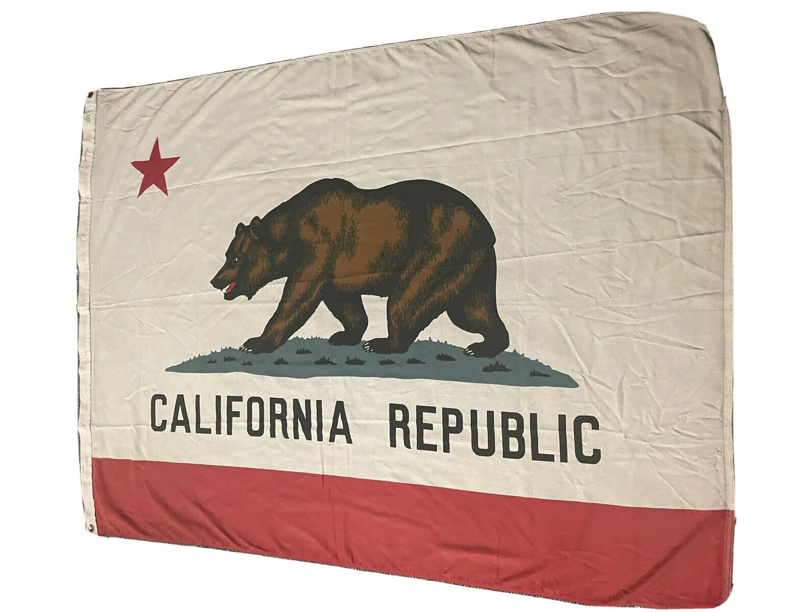 Huge California Republic Flag From A Northern Prison