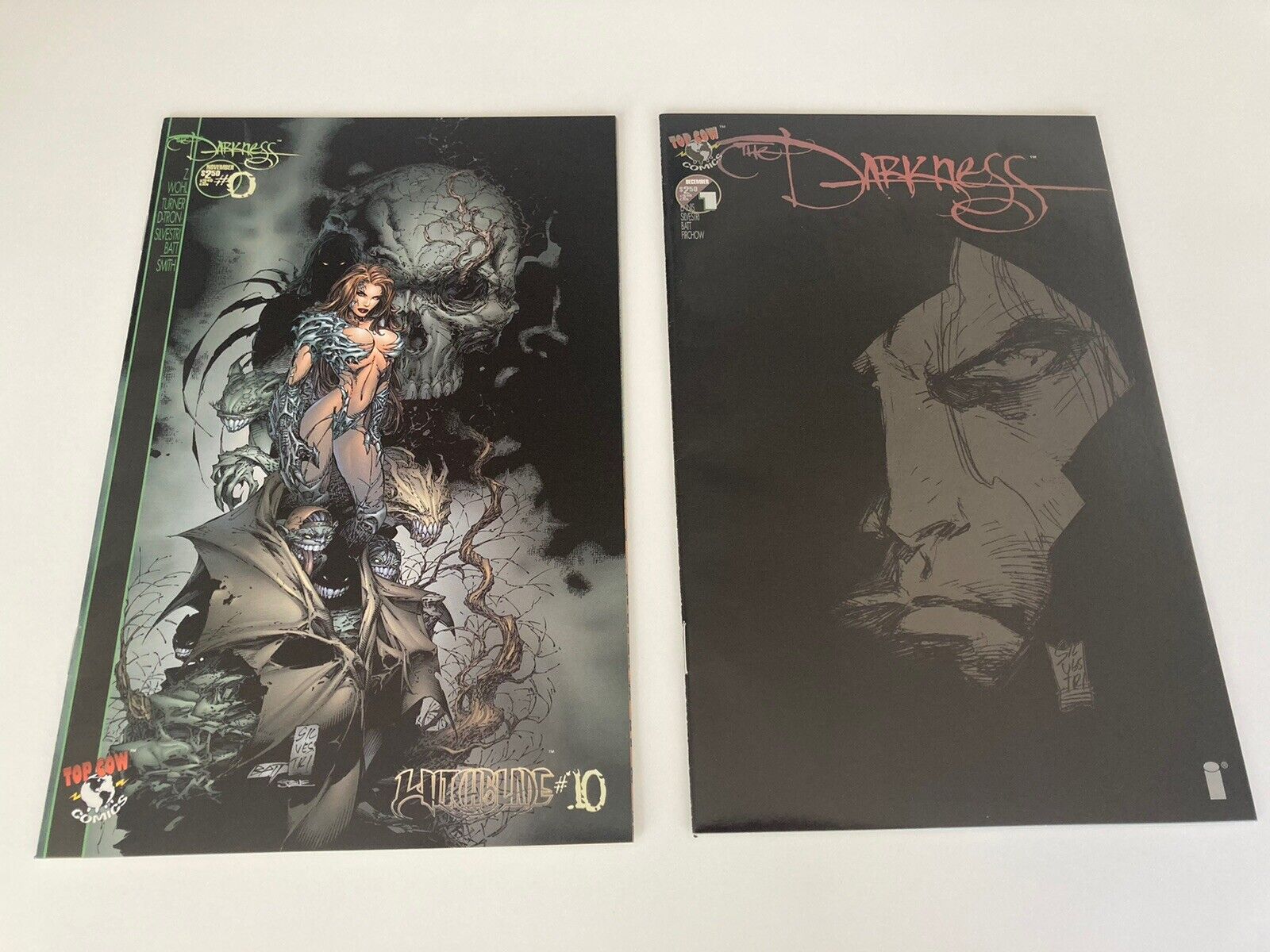 Witchblade #10 variant + Darkness 1 variant 1st appearances of Darkness