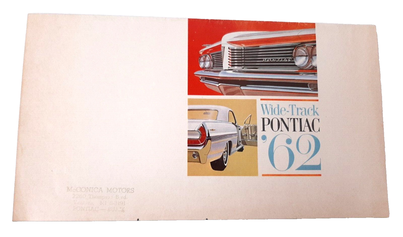 1962 Pontiac Sales Brochure Grand Prix, Star Chief, Catalina, Bonneville, Safari