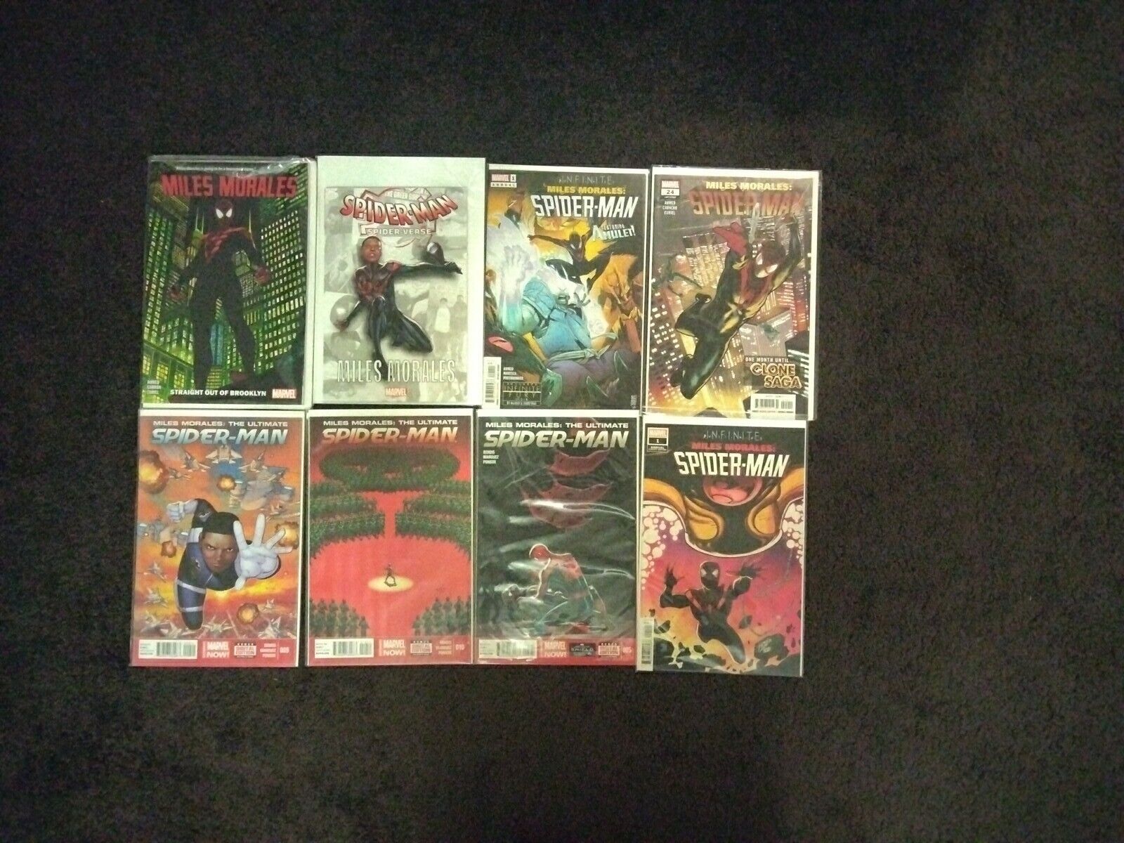 Lot Of 8 Amazing Miles Morales Spiderman Comic Books 🔥🔥 🔥