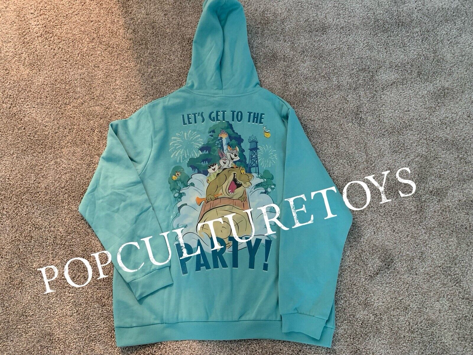 Disney Parks 2024 Tiana’s Bayou Adventure Let’s Get To The Party Hoodie Size XL
