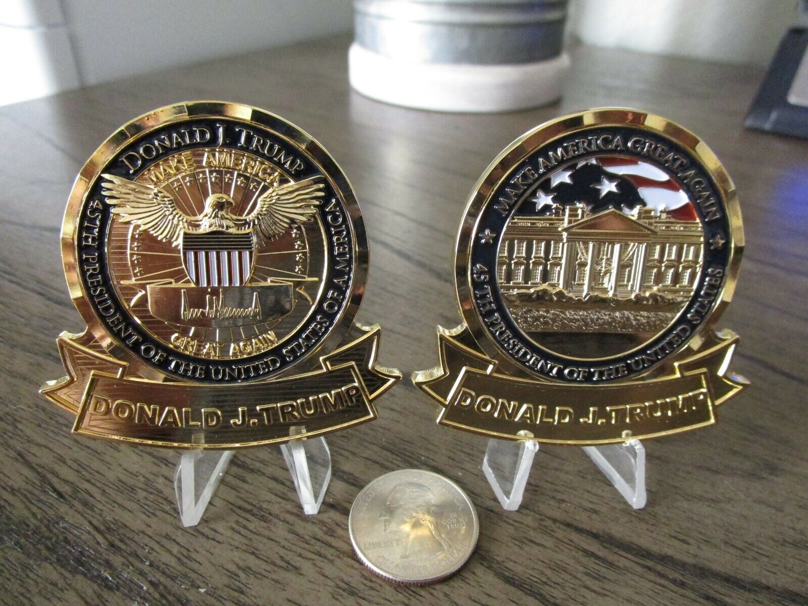 President Donald Trump White House MAGA POTUS Challenge Coin