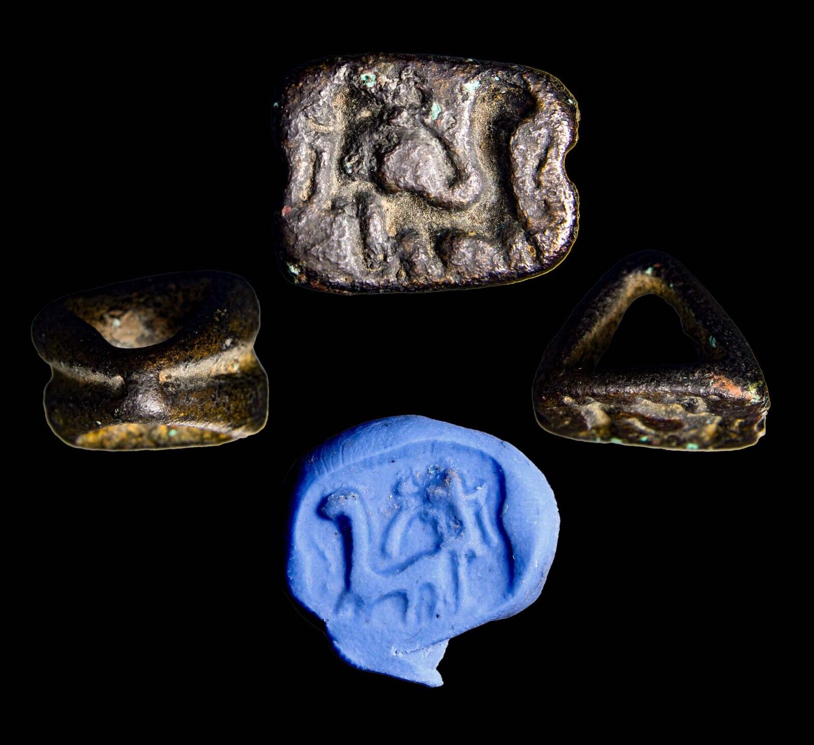 Judaea Antiquity RARE Canaanite 12th century BCE Camel Caravan Seal VERY  RARE