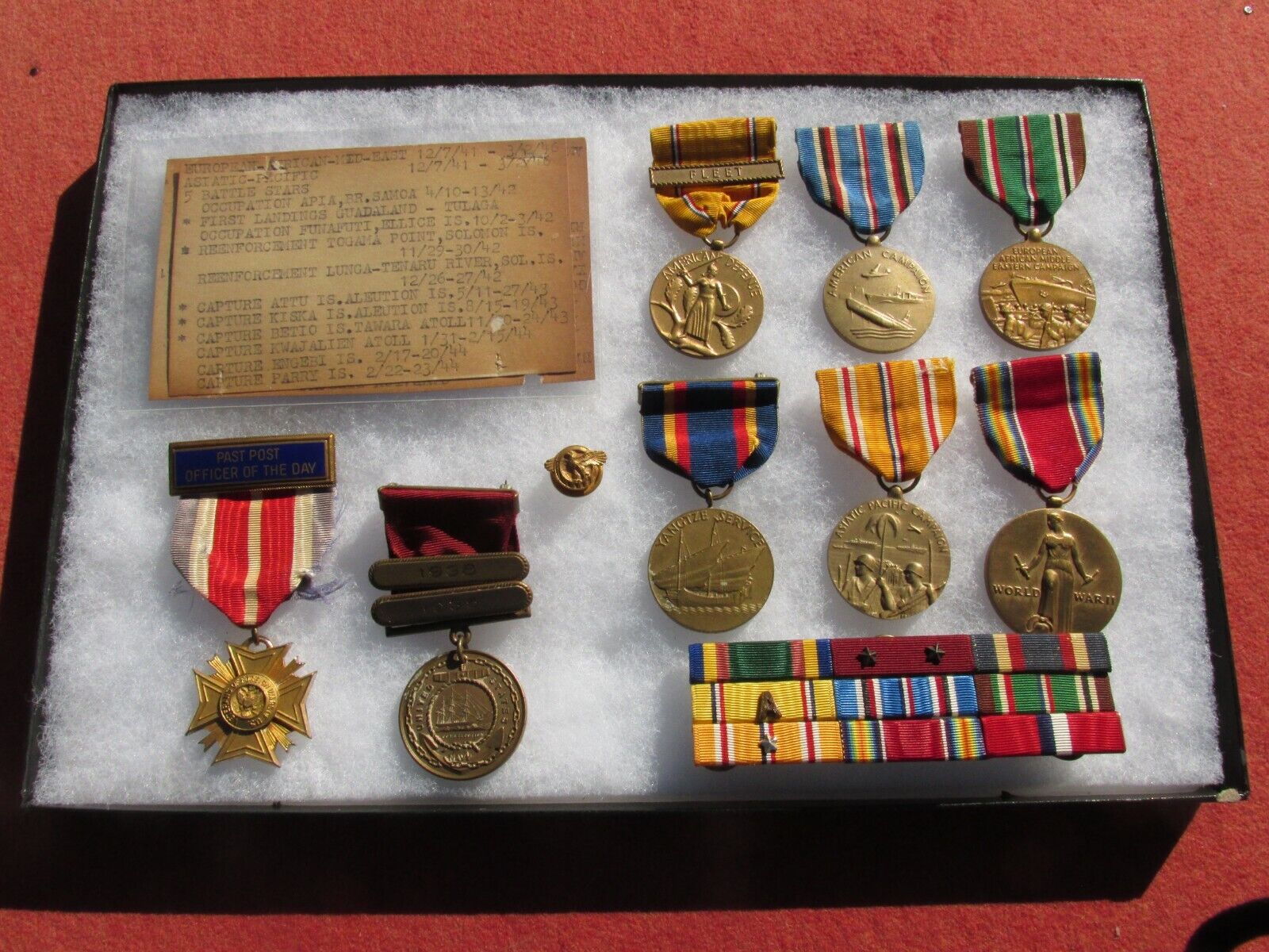 Named Pre WWII / WWII U.S. Navy Yangtze Service Medal Group