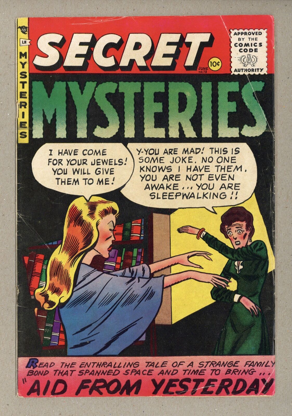 Secret Mysteries #18 VG- 3.5 1955