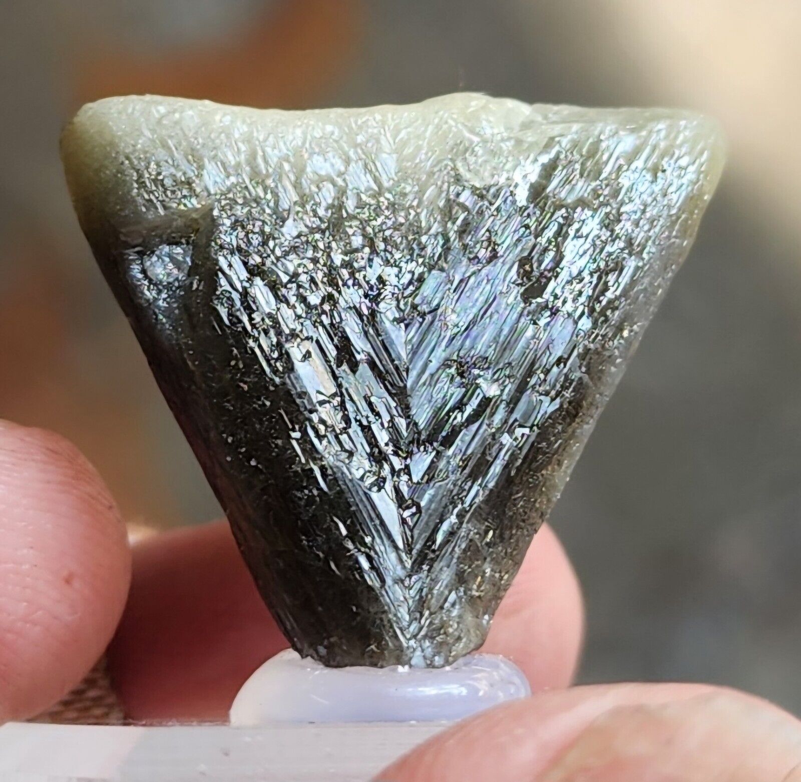 Rare Twinned Chrysoberyl Crystal - Santa Teresa, Espirito Santo, Brazil 2.6 Cm +