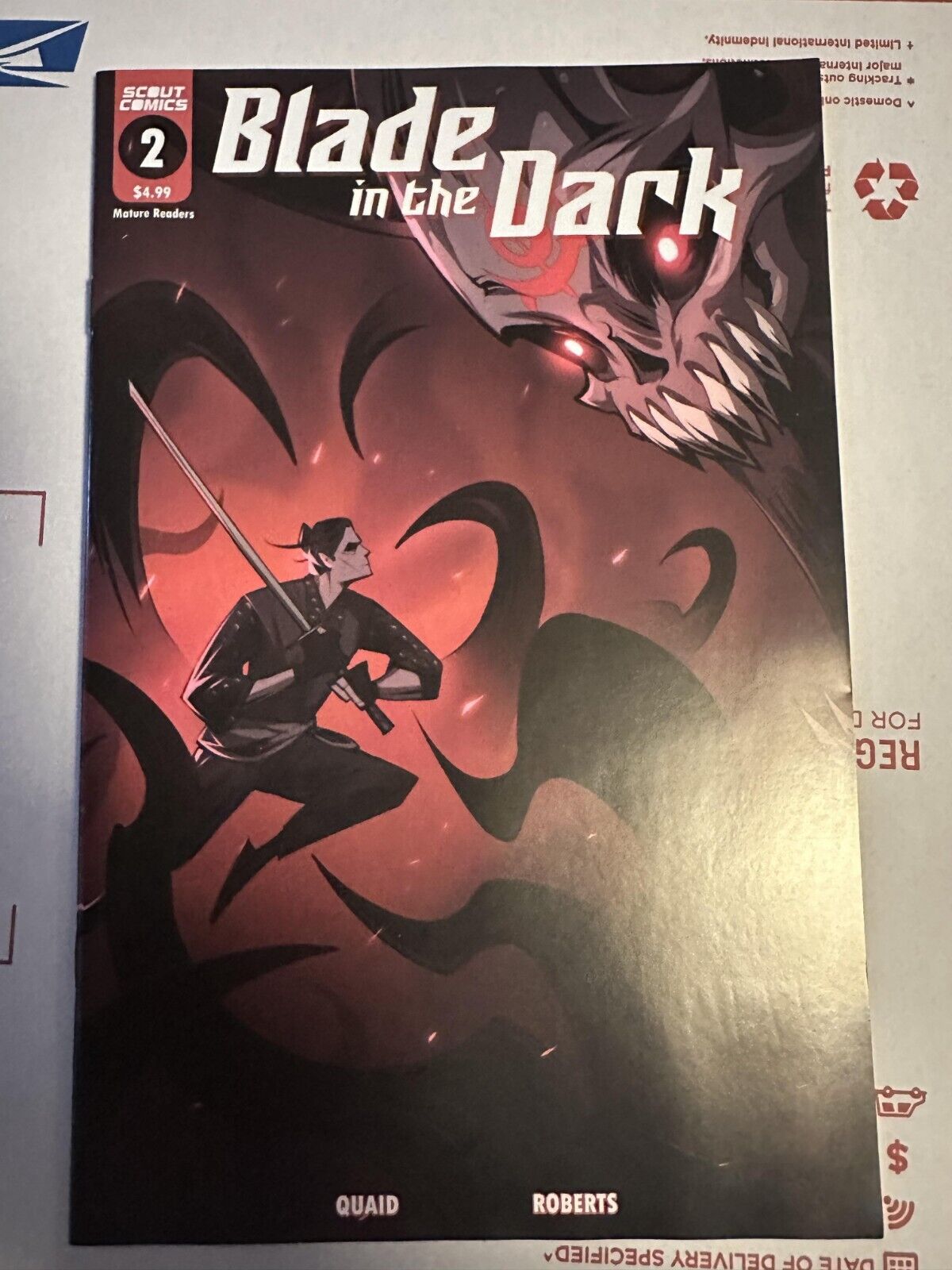 BLADE IN THE DARK 2  2023 NM- OR Better SCOUT COMICS 