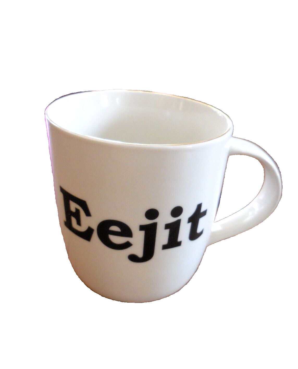 Shannonbridge Irish Sayings Coffee Mug, Eegit, made in Ireland