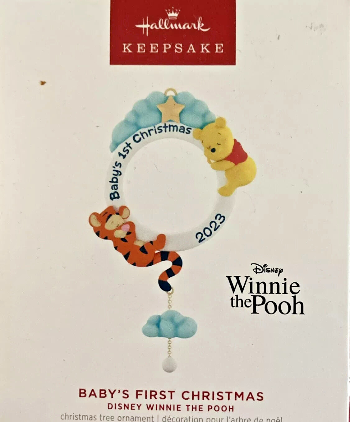 Hallmark Keepsake Ornament 2023 “Baby's First Christmas” Disney Winnie The Pooh