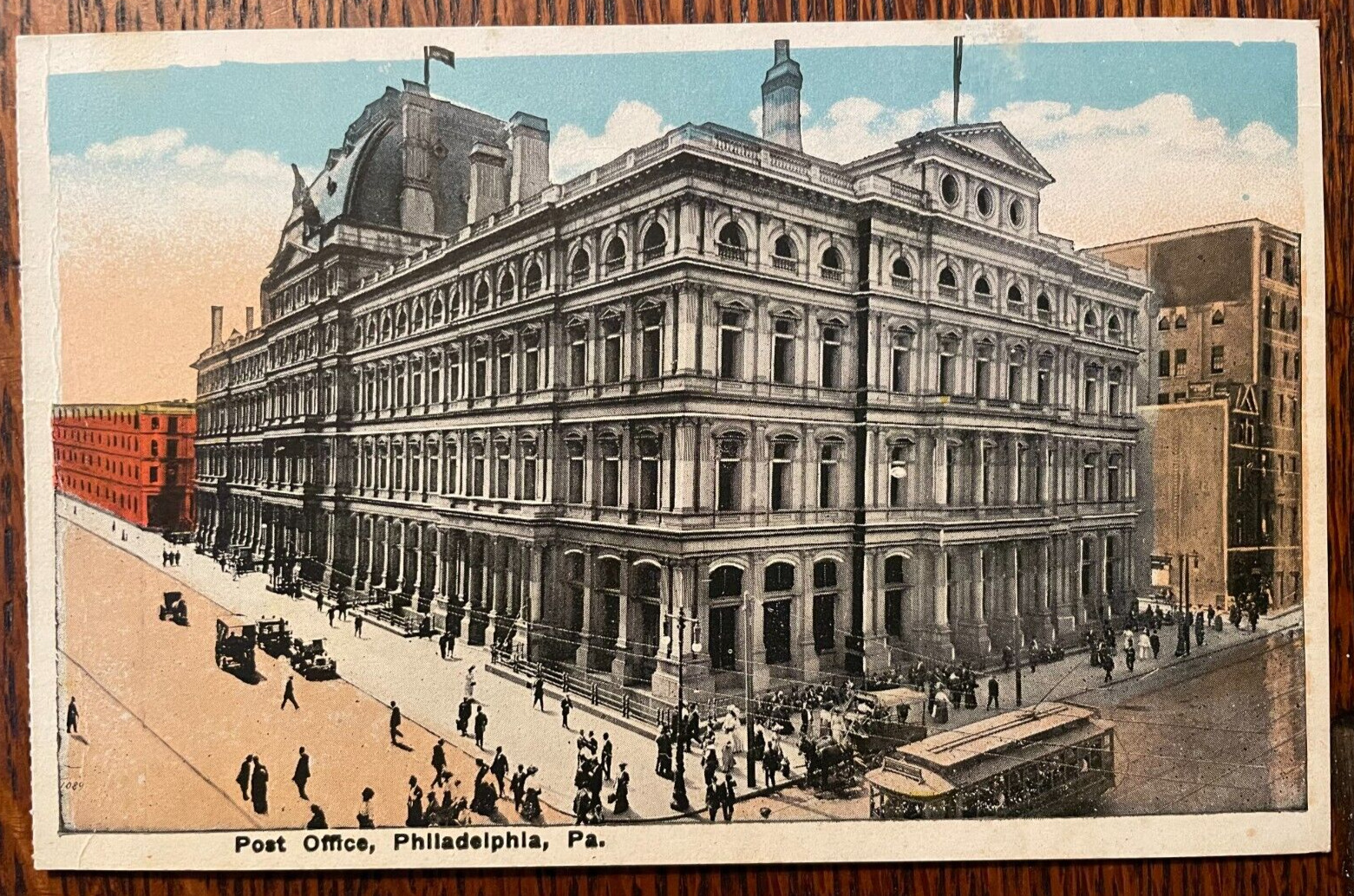 Vintage Postcard 1907-1915 Post Office, Chestnut Str, Philadelphia, Pennsylvania