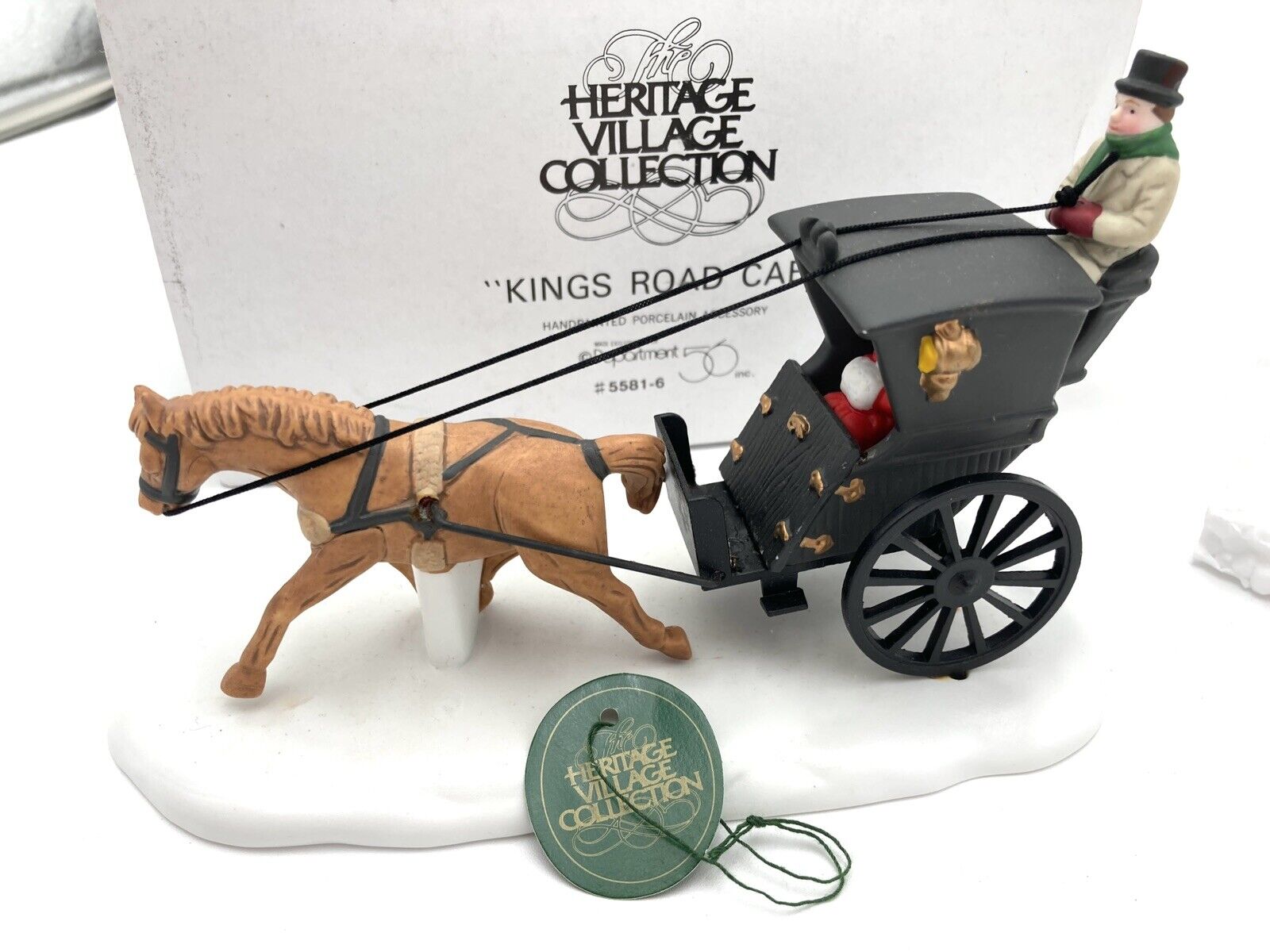 DEPT 56 KINGS ROAD CAB The Heritage Village Collection RETIRED Dickens 5581-6