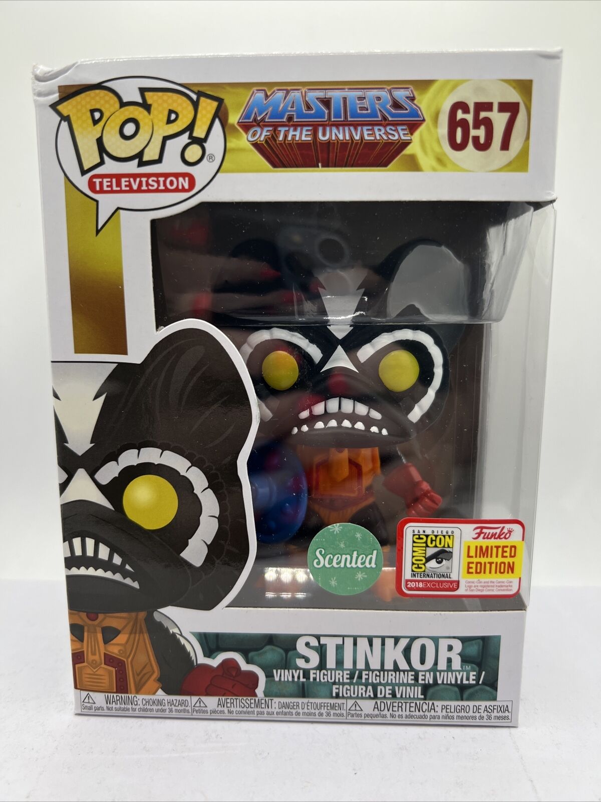 Funko Pop Stinkor #657 - Official 2018 SDCC Con - Masters of the Universe