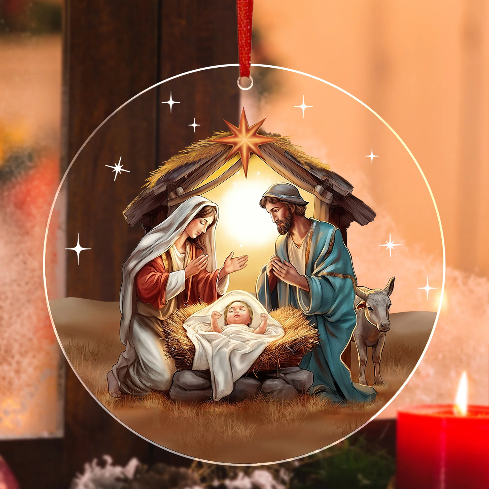 Christian Catholic Gifts for Women Faith, Christmas Ornaments - Religious Gifts