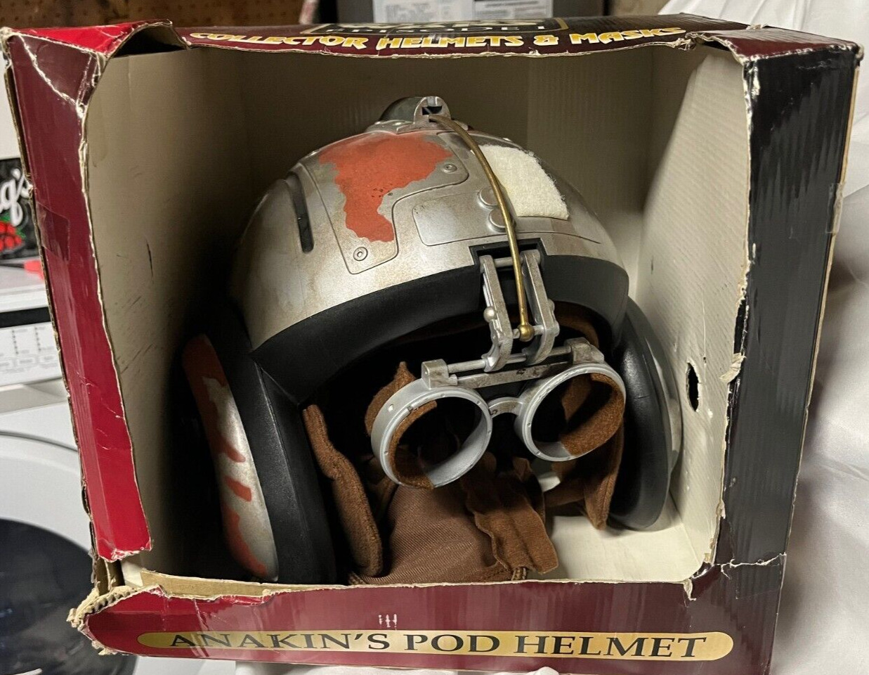 Anakin Skywalker Pod Racing Helmet IN BOX - Star Wars Ep 1 - Cosplay Helmet 1999