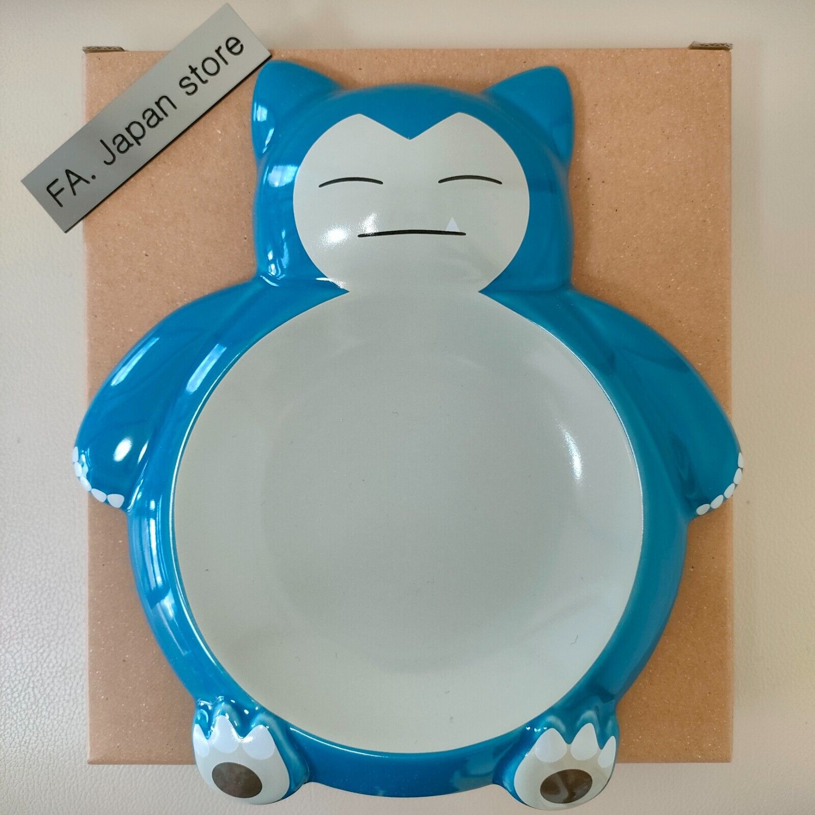 Pokemon Cafe Limited SNORLAX Ceramic Plate From Japan